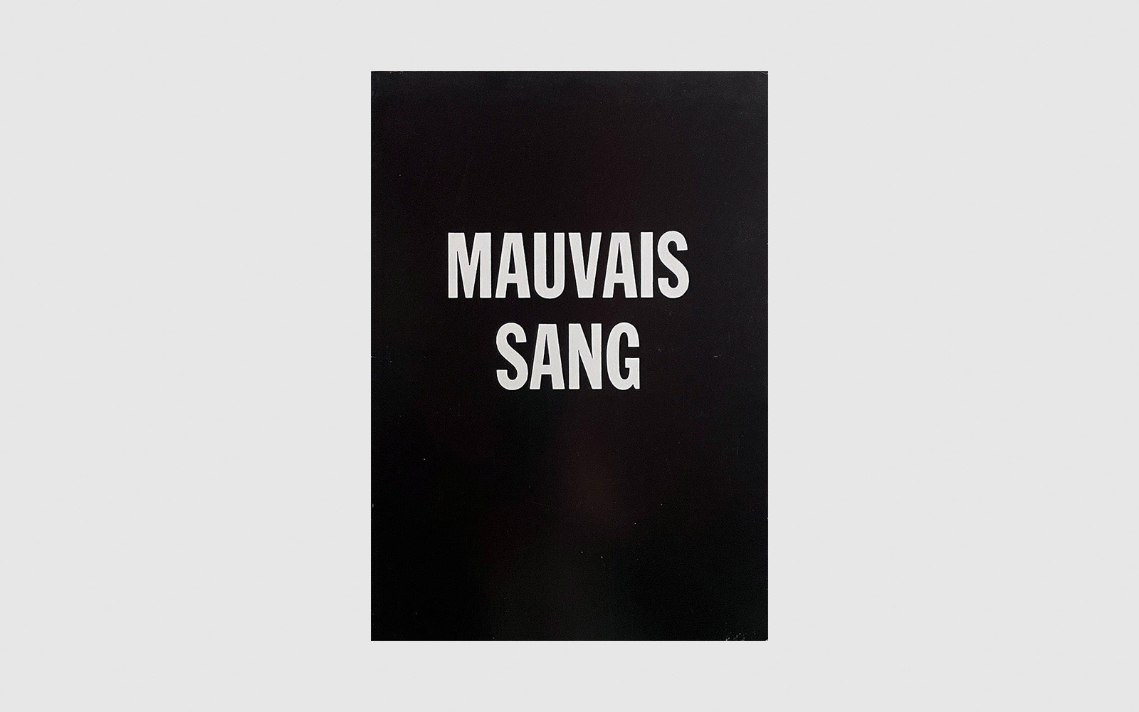 FAW, product: Mauvais Sang (Fig. 1)