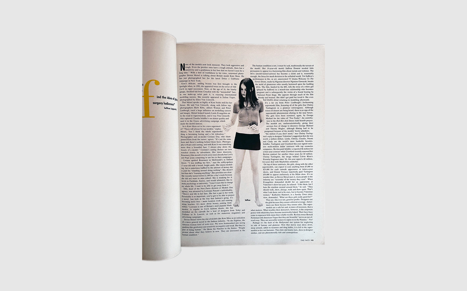 THE FACE · Young style rebels by Corinne Day