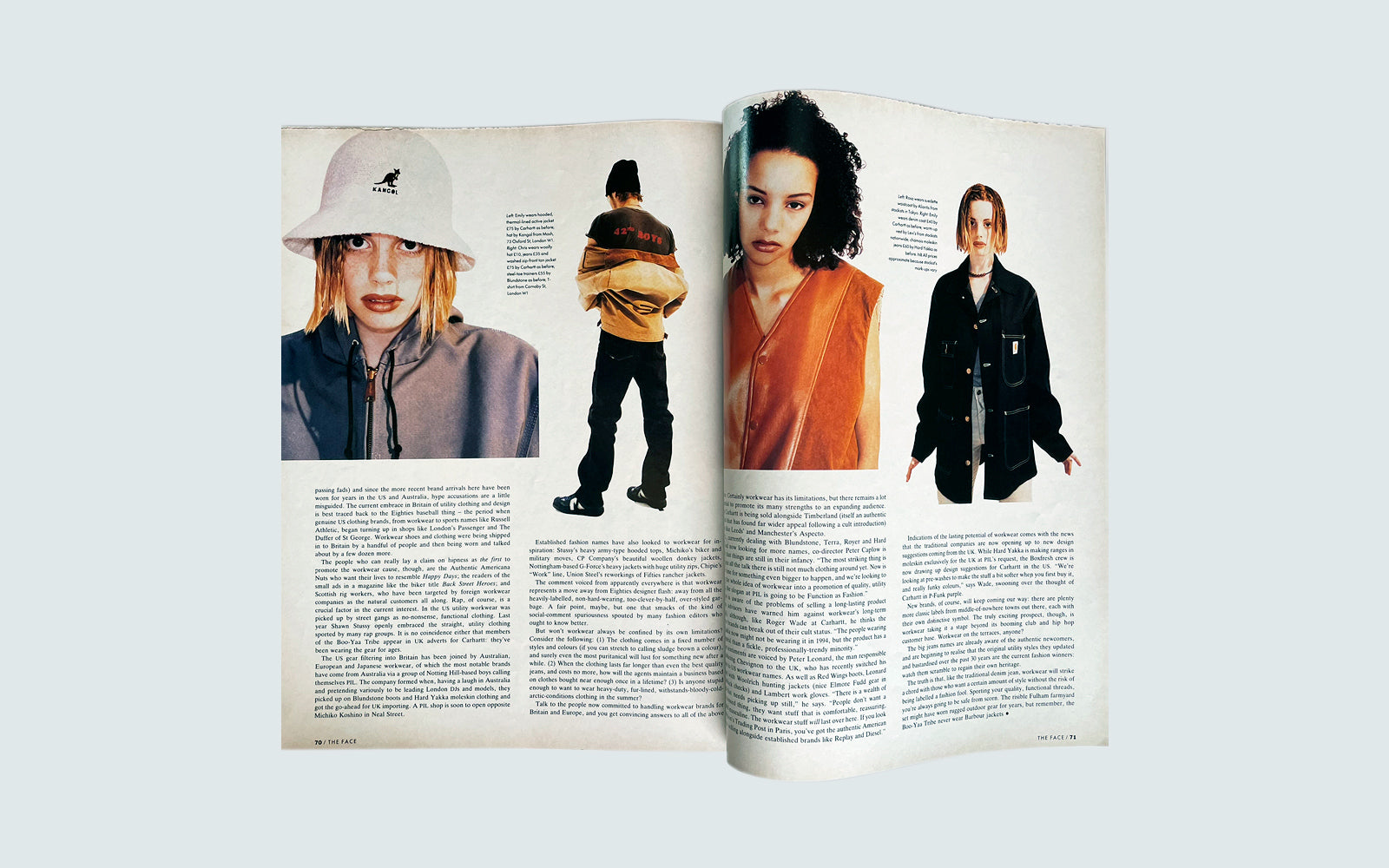 THE FACE · Young style rebels by Corinne Day