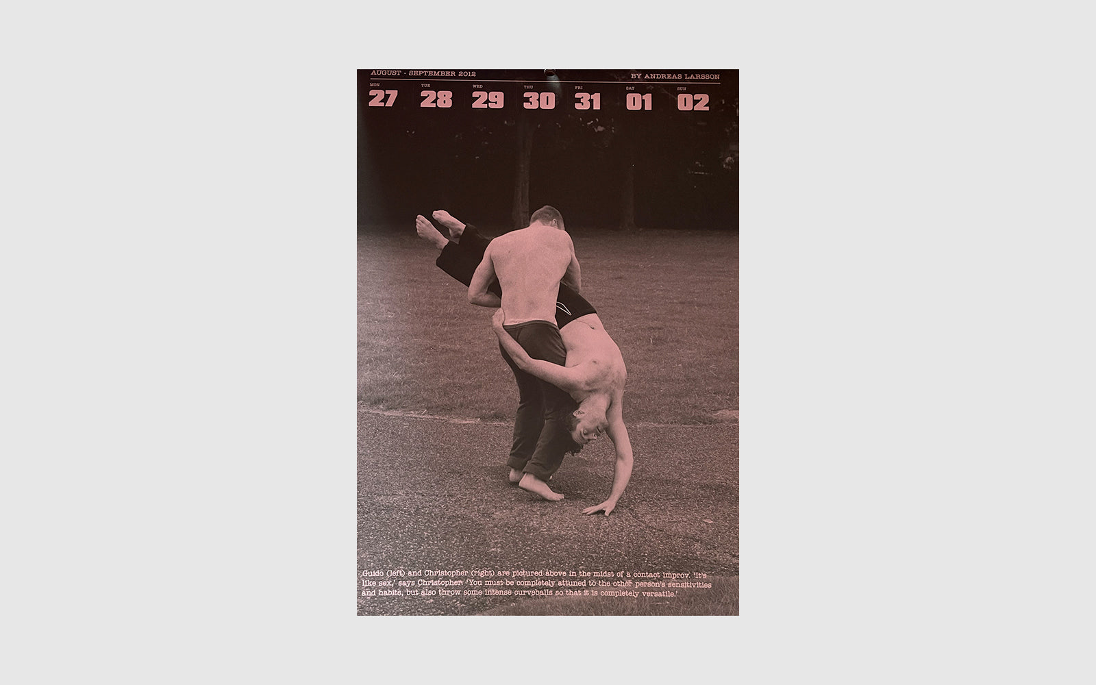2012 BUTT Calendar