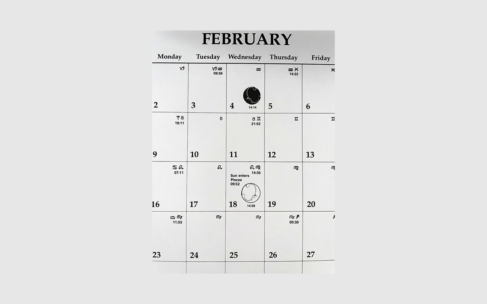 1981 CANNABIS Calendar