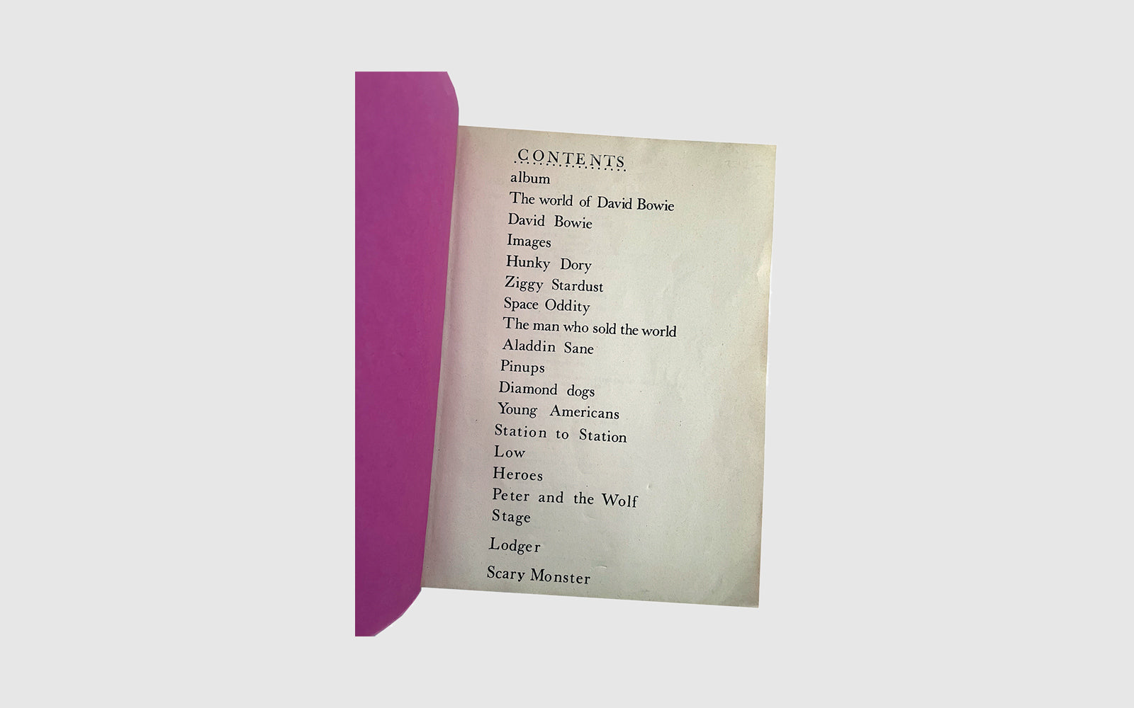 David Bowie Songbook