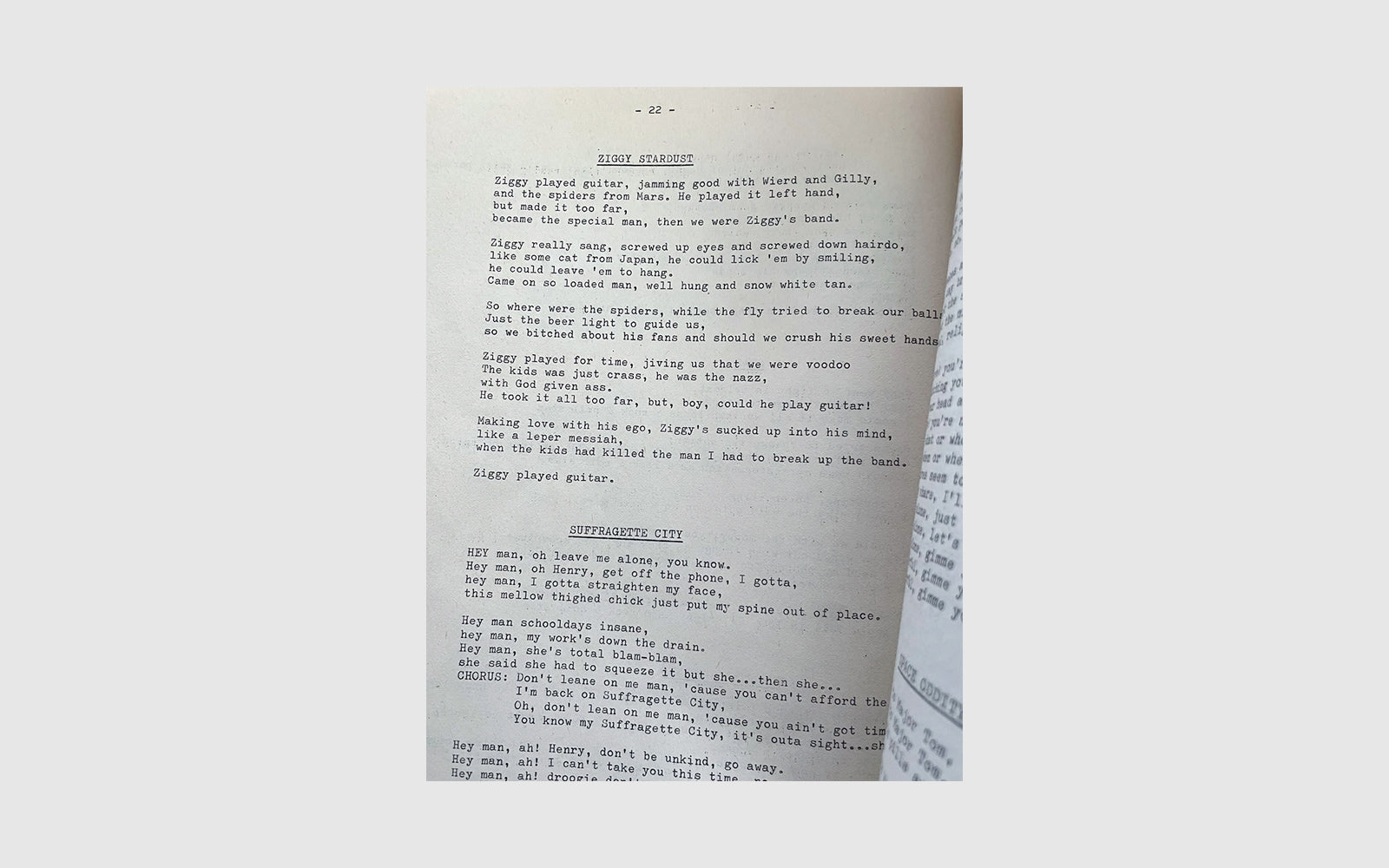 David Bowie Songbook