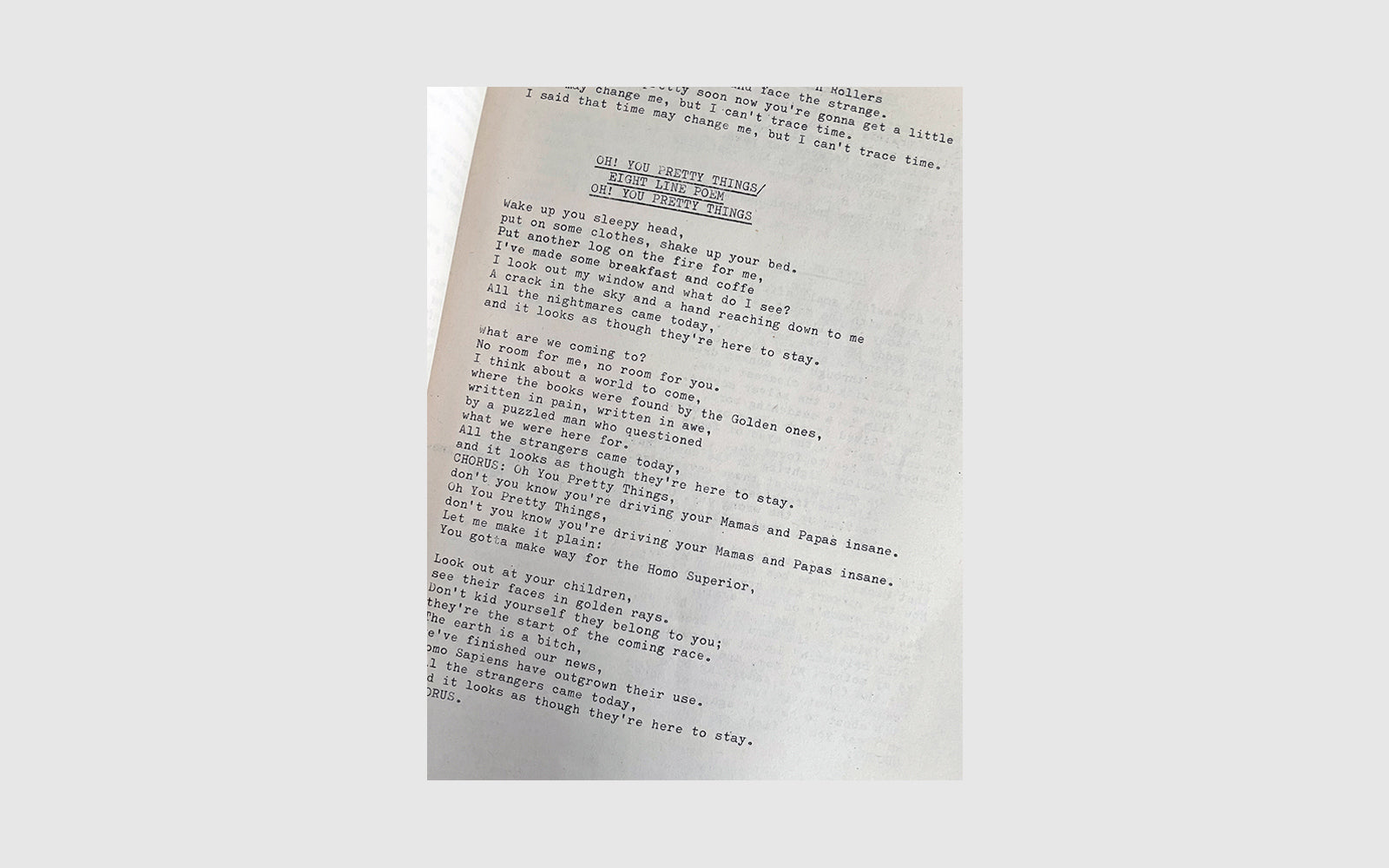David Bowie Songbook