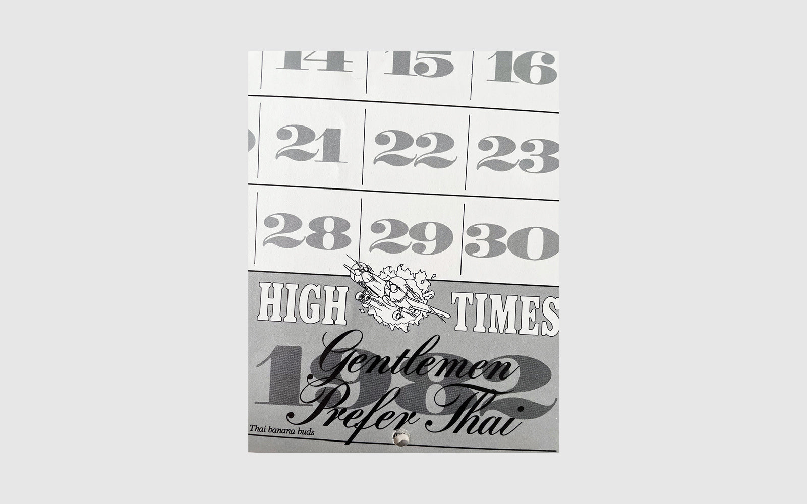 FAW, product: 1982 HIGH TIMES Calendar (Fig. 5)