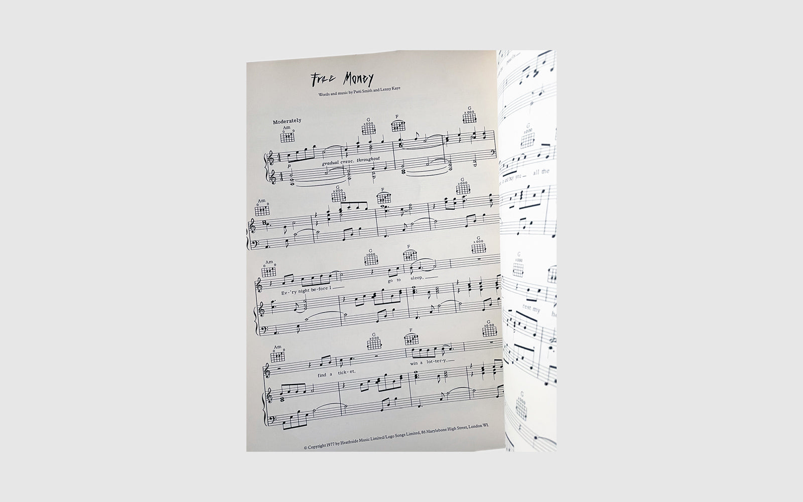 FAW, product: Patti Smith Songbook (Fig. 6)