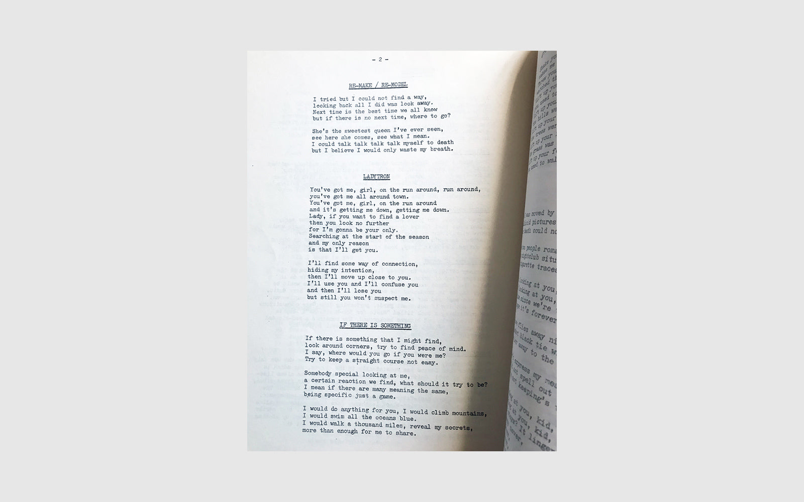 Roxy Music Songbook