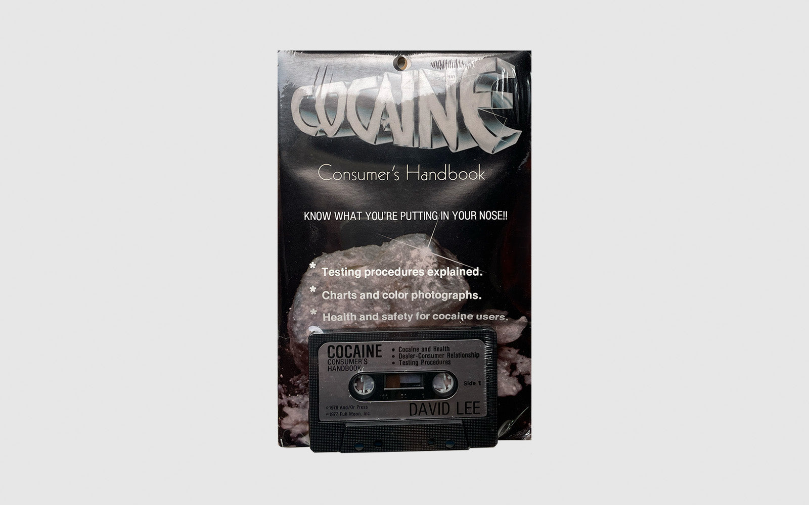 FAW, product: COCAINE Consumer's Handbook · Cassette (Fig. 1)