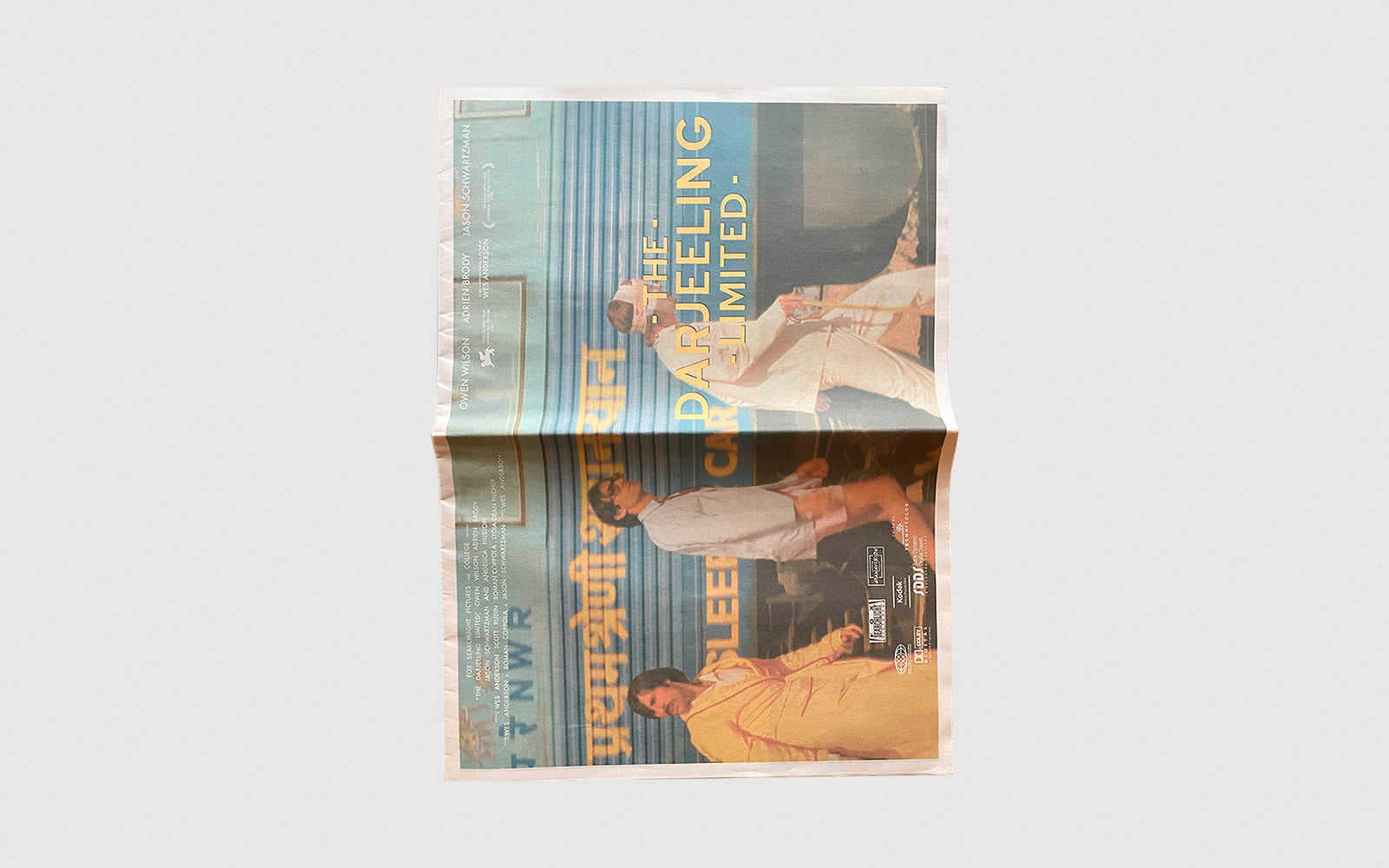 FAW, product: The Darjeeling Limited Photo Newspaper (Fig. 1)