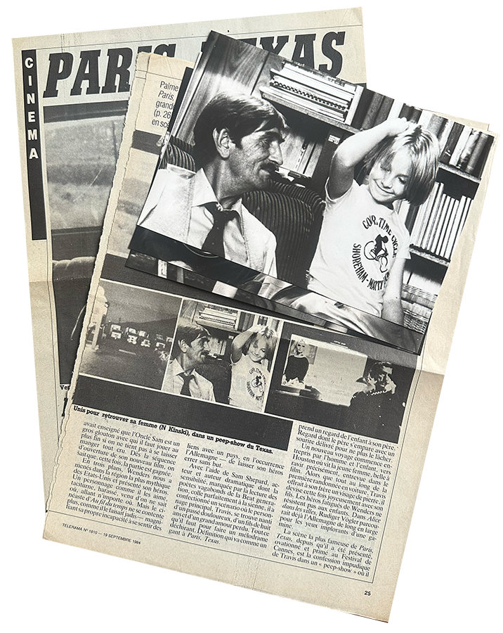 FAW, product: Paris Texas press photos & clipping (Thumbnail)