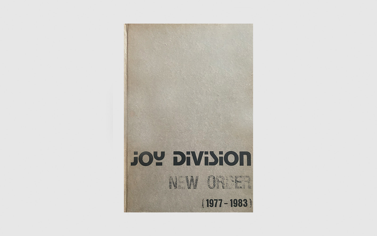 FAW, product: JOY DIVISION - NEW ORDER · A history in cuttings (1977 - 1983) (Fig. 1)