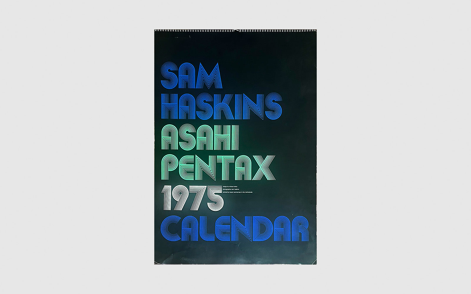 FAW, product: Sam Haskins 1975 Pentax Calendar (Fig. 1)