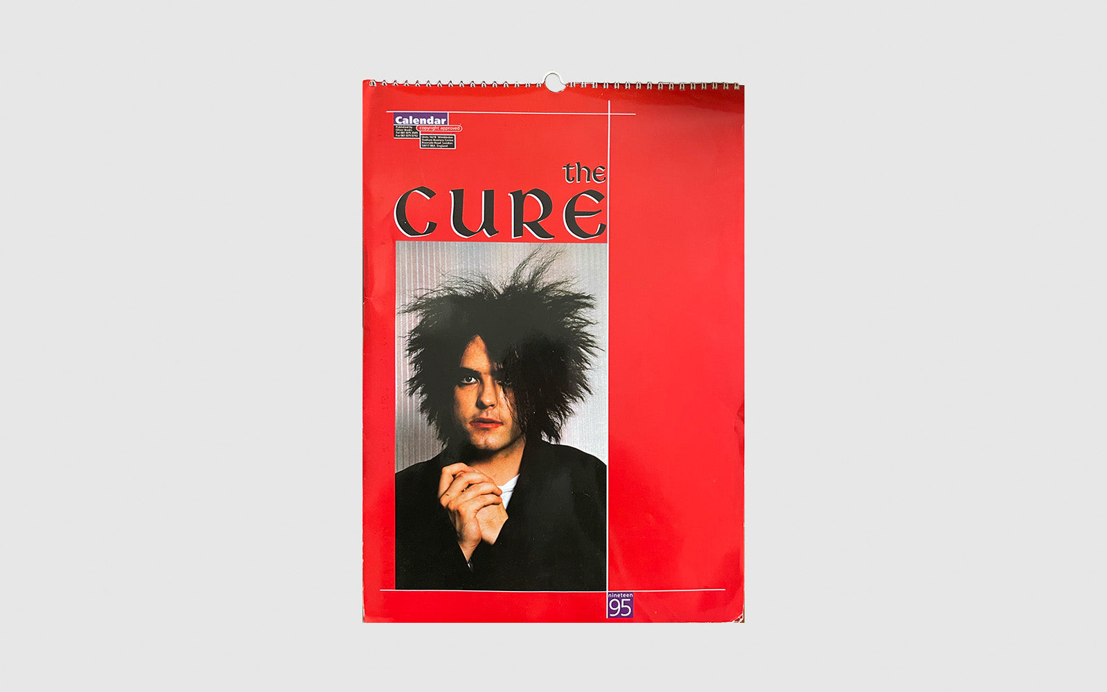 FAW, product: 1995 The Cure Calendar (Fig. 1)