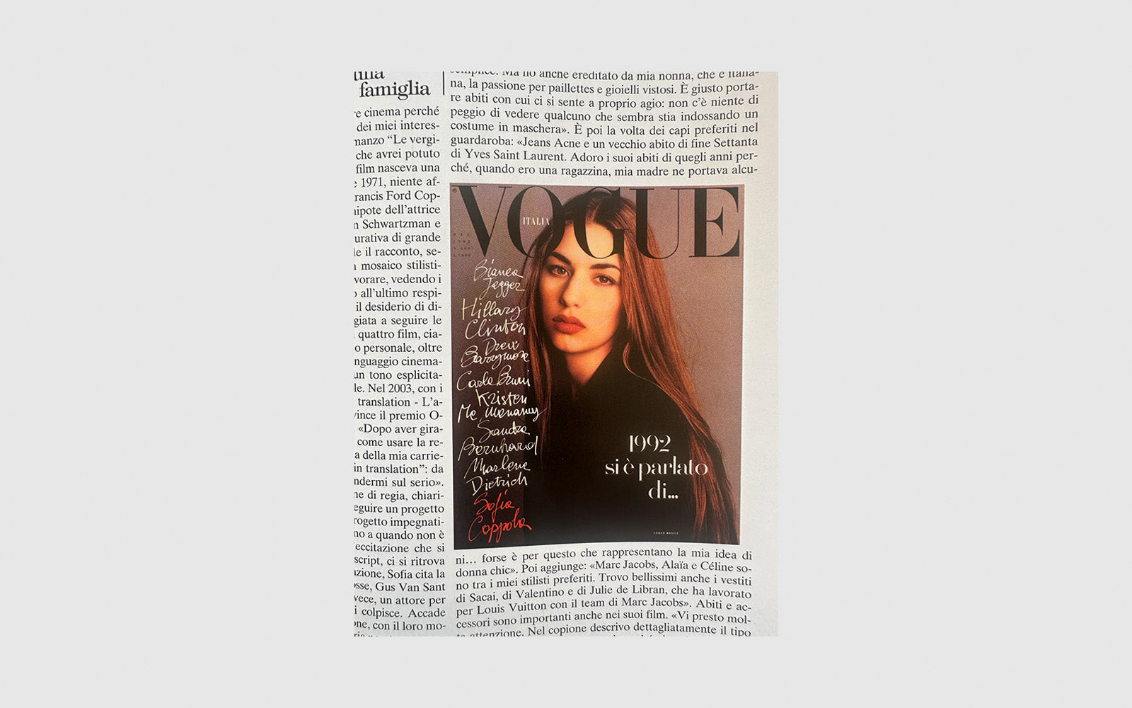 FAW, product: Vogue Italia · Sofia Coppola (Fig. 4)