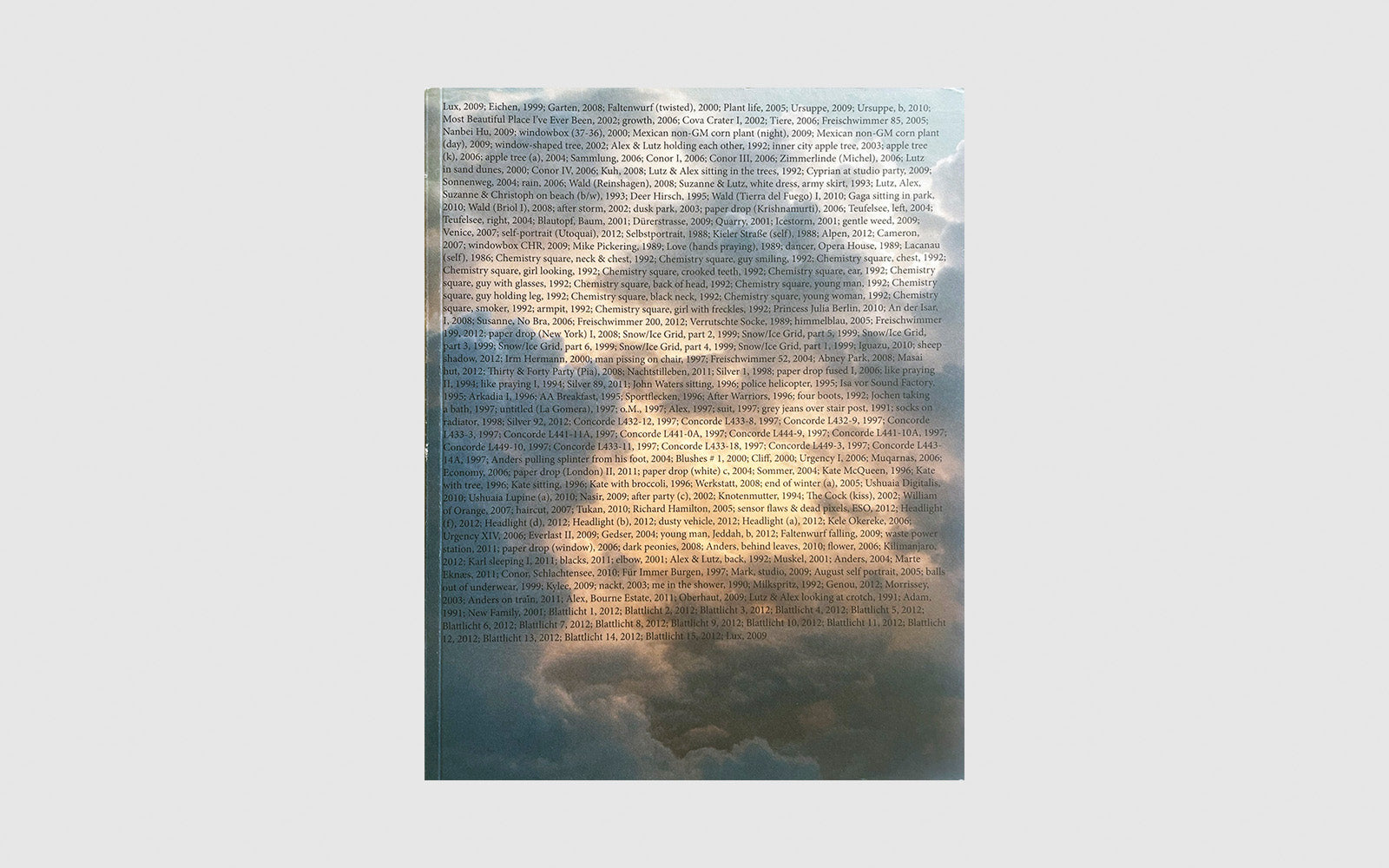 FAW, product: WOLFGANG TILLMANS (Fig. 1)