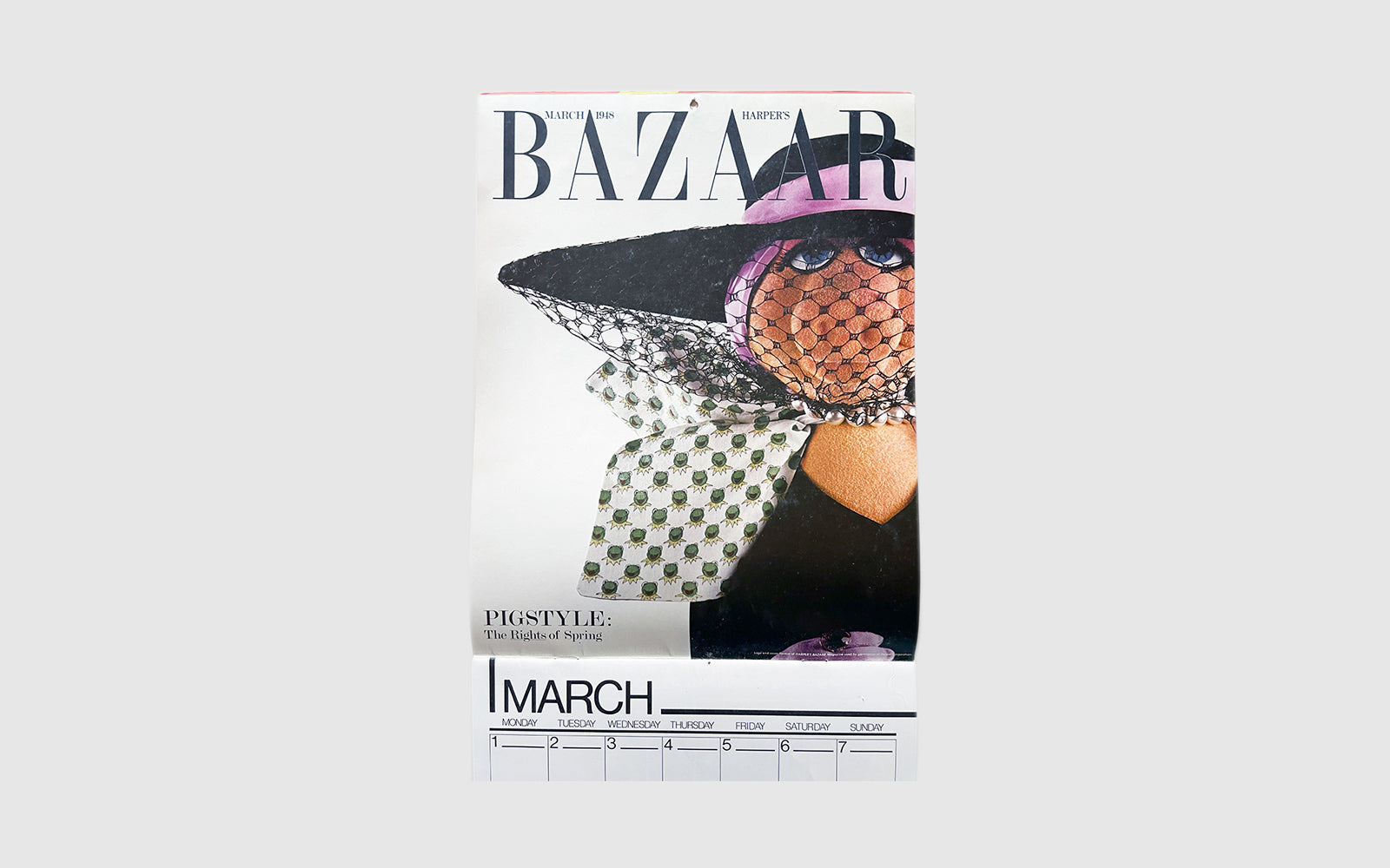 FAW, product: The Miss Piggy cover girl Fantasy Calendar 1982 (Fig. 2)