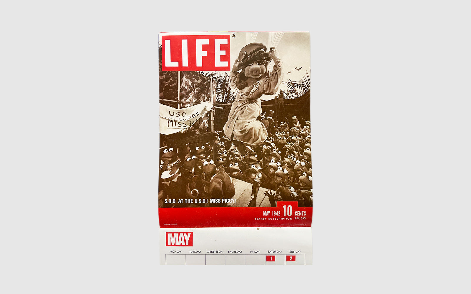 FAW, product: The Miss Piggy cover girl Fantasy Calendar 1982 (Fig. 3)