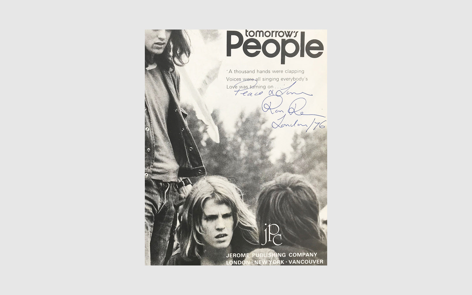 FAW, product: Tomorrow's People · SIGNED (Fig. 1)